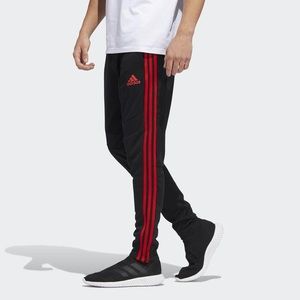 Black/red adidas sweat pants MEDIUM